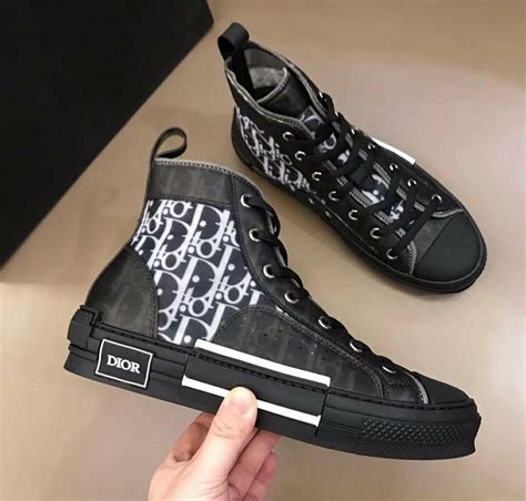 dior oblique black sneakers|Dior b23 high top price.